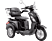 LUXXON E3800 - Elektro-Dreirad-Roller (Schwarz)