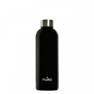 Botella - Puro Hot&Cold, 500ml, Térmico, Acero inoxidable, Negro