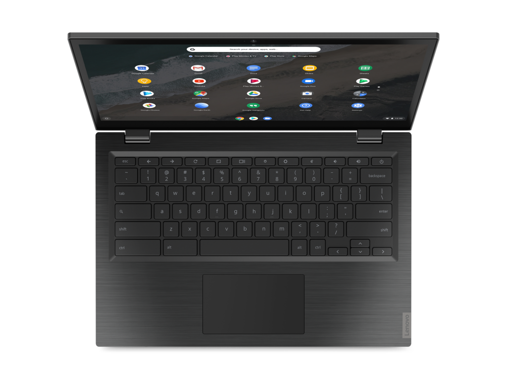 Portátil - Lenovo Chromebook S345-14AST, 14 " Full-HD, AMD A4-9120C, 4 GB, 32 GB eMMC, Chrome OS, Gris Mineral