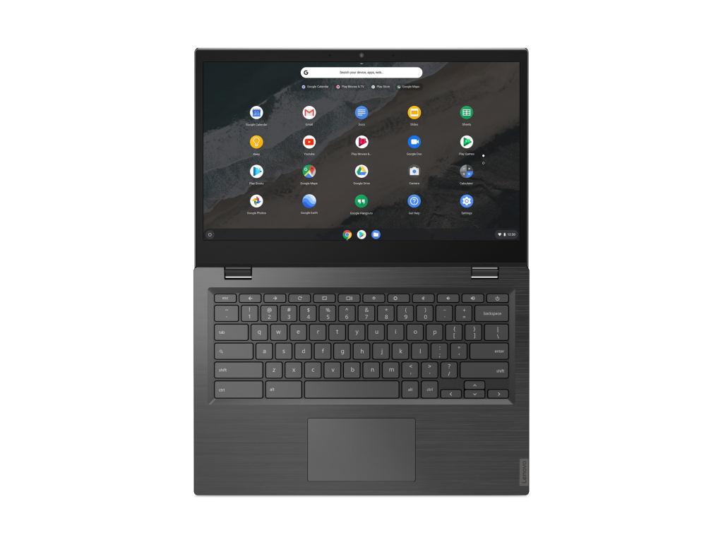 Portátil - Lenovo Chromebook S345-14AST, 14 " Full-HD, AMD A4-9120C, 4 GB, 32 GB eMMC, Chrome OS, Gris Mineral