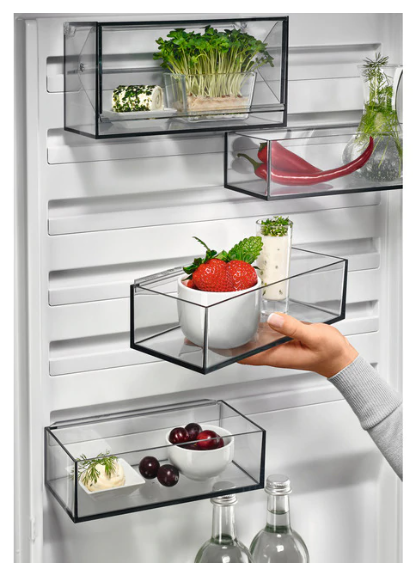 Frigorífico combi - AEG RCB632E5MX, 186 cm, 42 dB, No Frost, 324 l, Inox