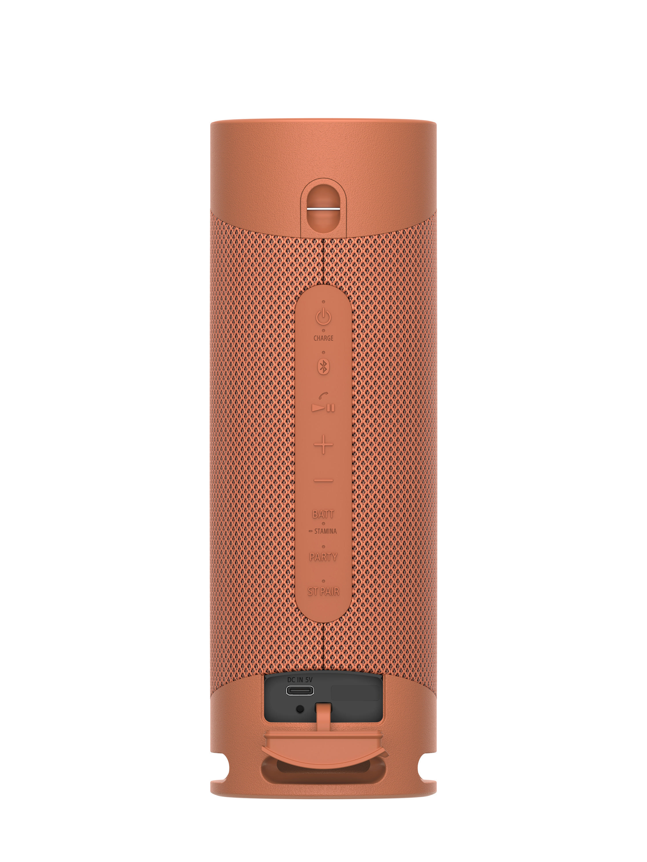 SONY SRS-XB23 tragbar, kabellos, 12h Akkulaufzeit, EXTRA BASS Bluetooth Lautsprecher, Rot, Wasserfest