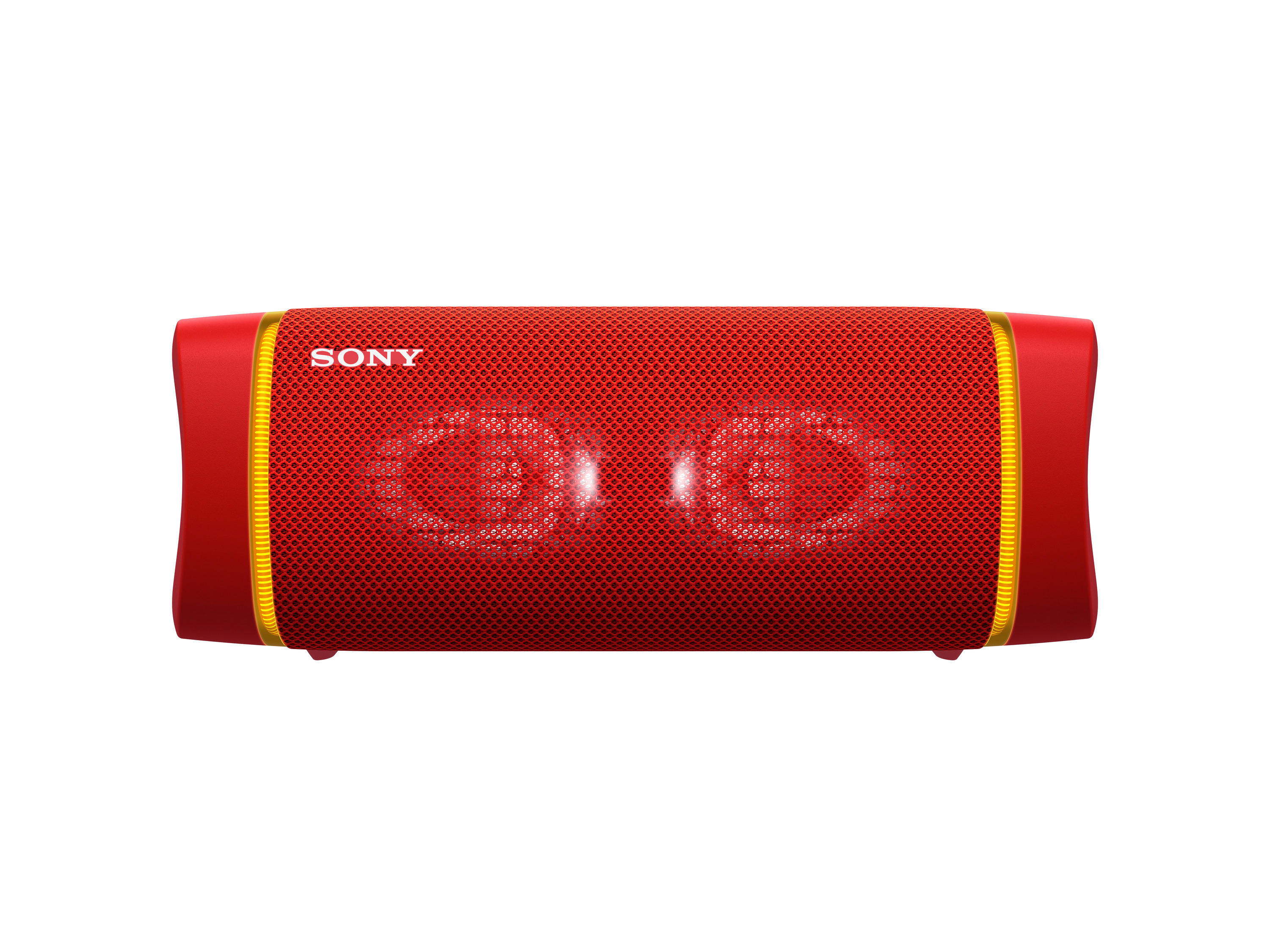 SONY SRS-XB33 tragbar, kabellos, Lautsprecherbeleuchtung, EXTRA BASS Bluetooth Lautsprecher, Rot, Wasserfest