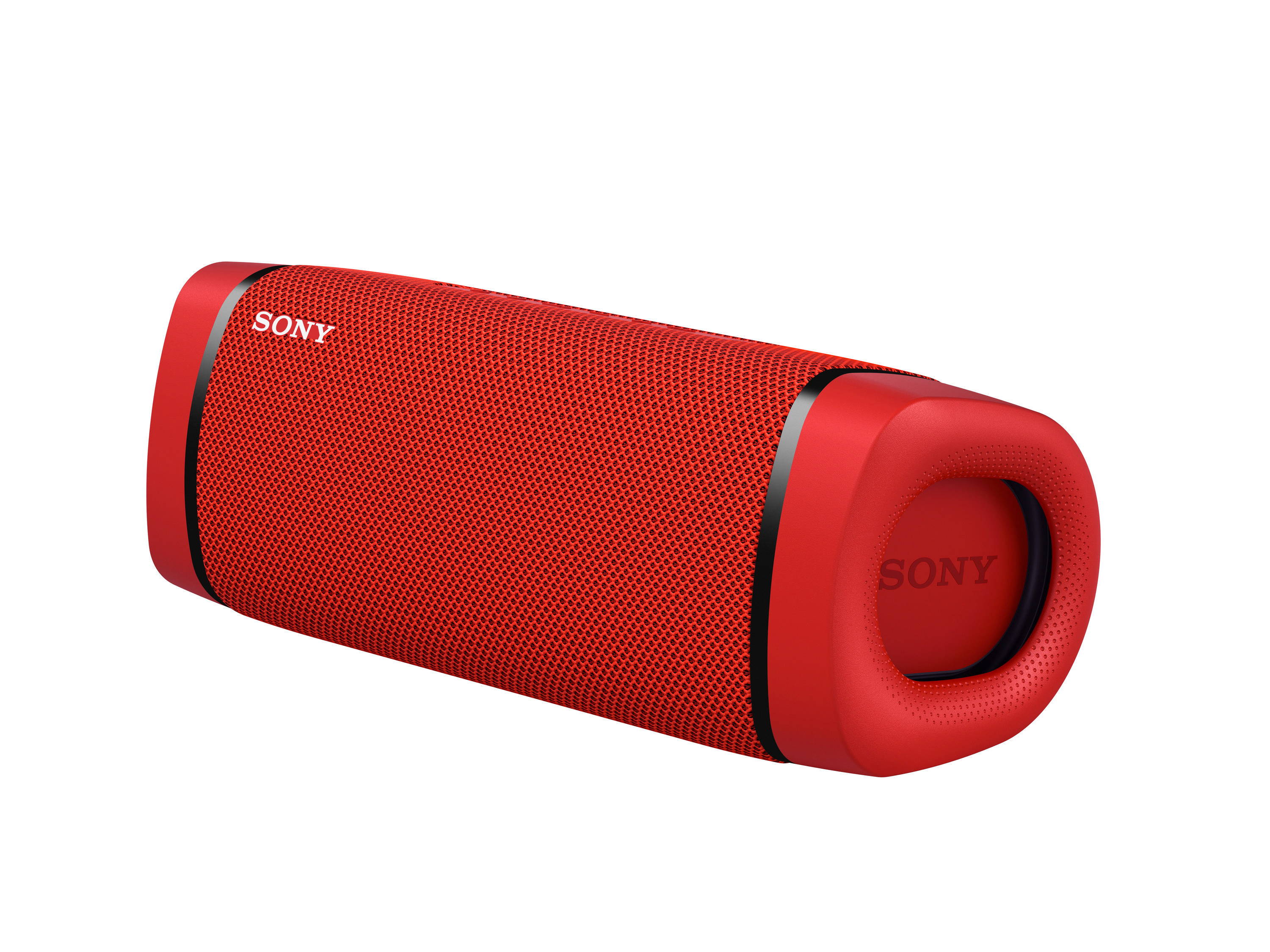 SONY SRS-XB33 tragbar, kabellos, Lautsprecherbeleuchtung, EXTRA BASS Bluetooth Lautsprecher, Rot, Wasserfest