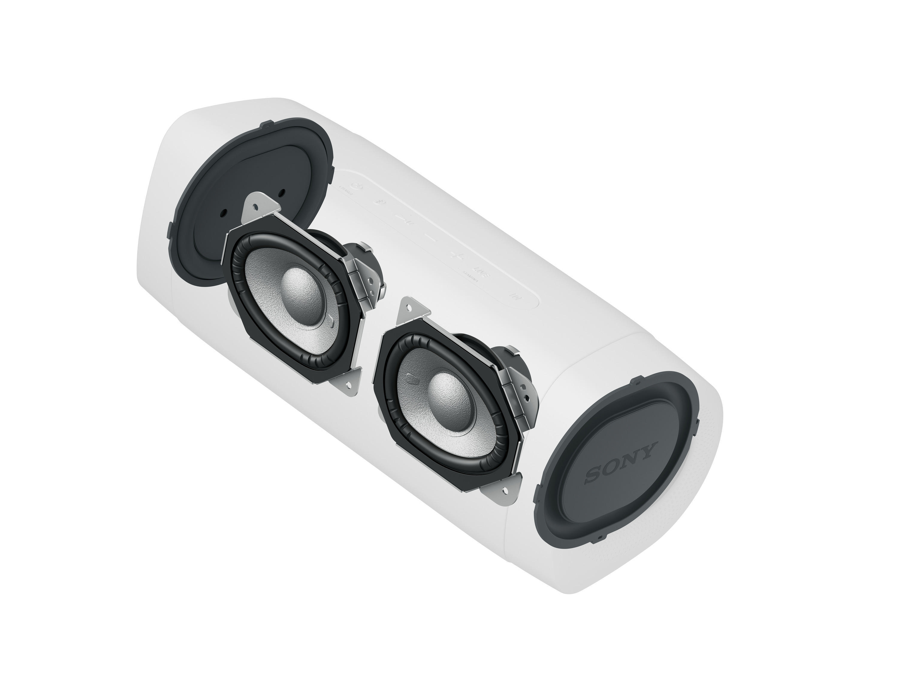 SONY kabellos, Bluetooth BASS tragbar, Lautsprecher, EXTRA Wasserfest Beige, Lautsprecherbeleuchtung, SRS-XB33