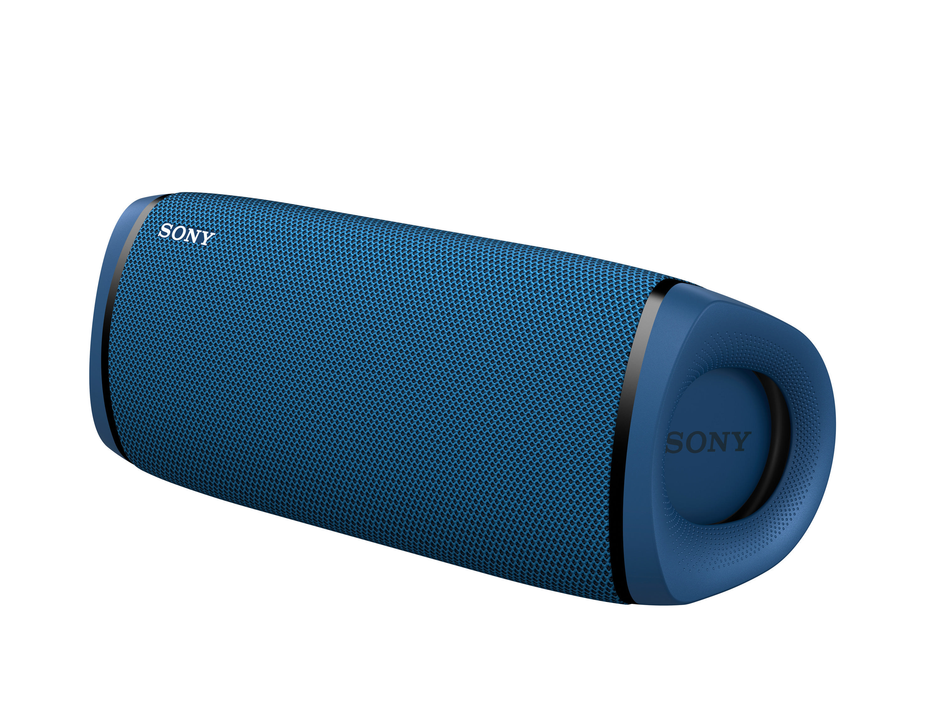 SONY SRS-XB43 tragbar, kabellos, Lautsprecherbeleuchtung, EXTRA BASS Bluetooth Lautsprecher, Blau, Wasserfest