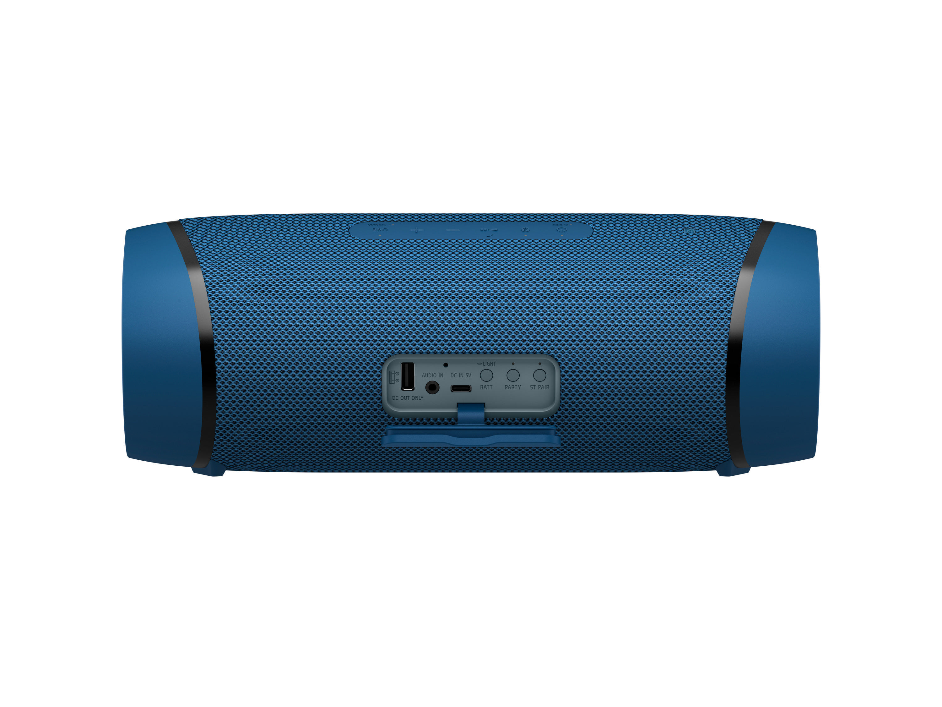 SONY SRS-XB43 tragbar, kabellos, Lautsprecherbeleuchtung, EXTRA BASS Bluetooth Lautsprecher, Blau, Wasserfest