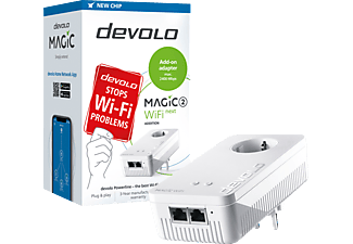 DEVOLO 8610 Magic 2 WiFi Ergänzungsadapter Powerline Adapter 2400 Mbit/s