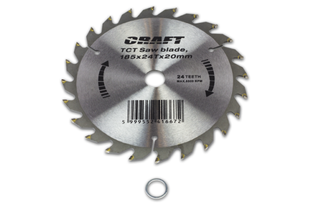 CRAFT 6283 Körfűrészlap,185x20mm, 24fog