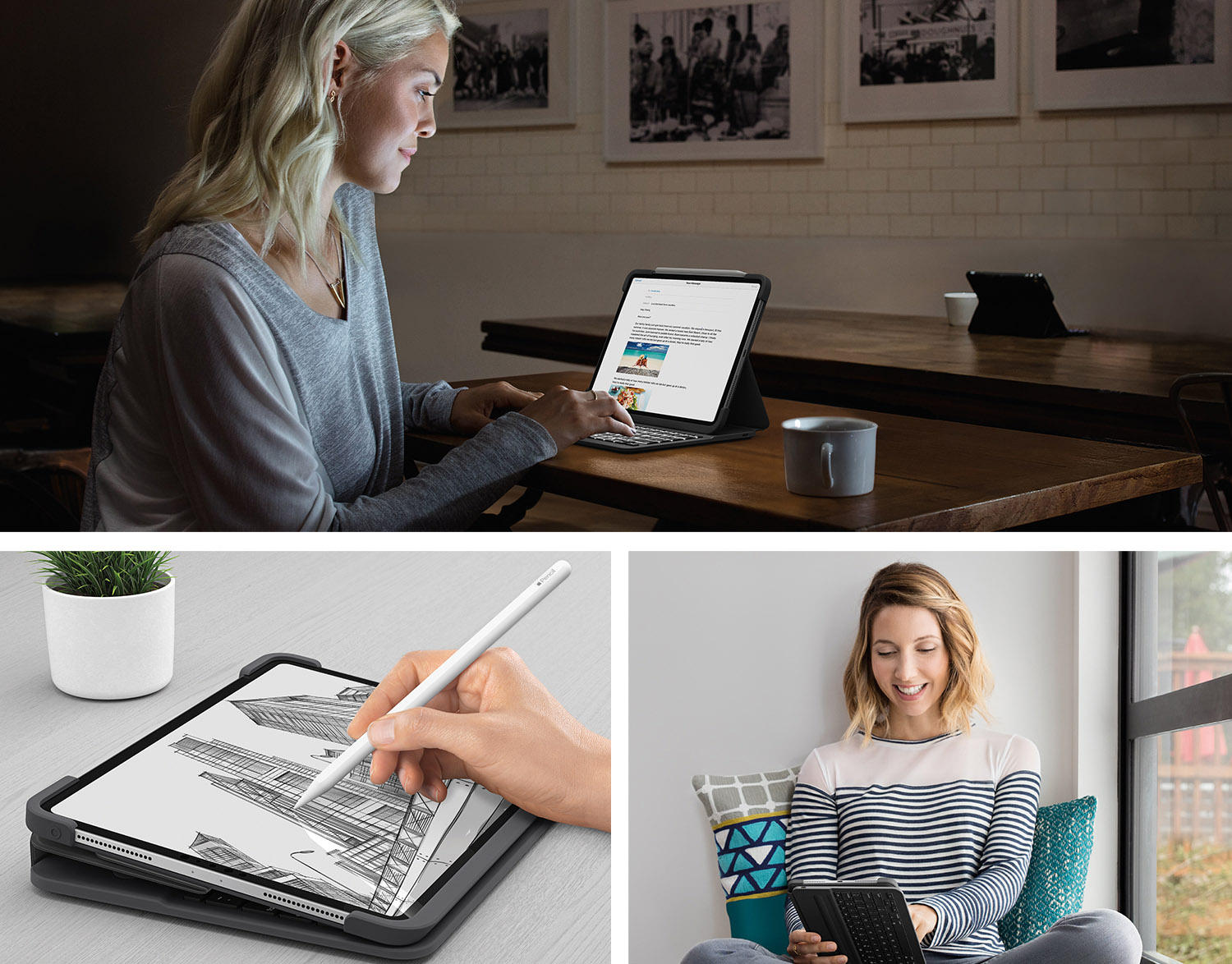 LOGITECH Slim Folio Pro voor iPad Pro 12.9-inch (3e en 4e gen)