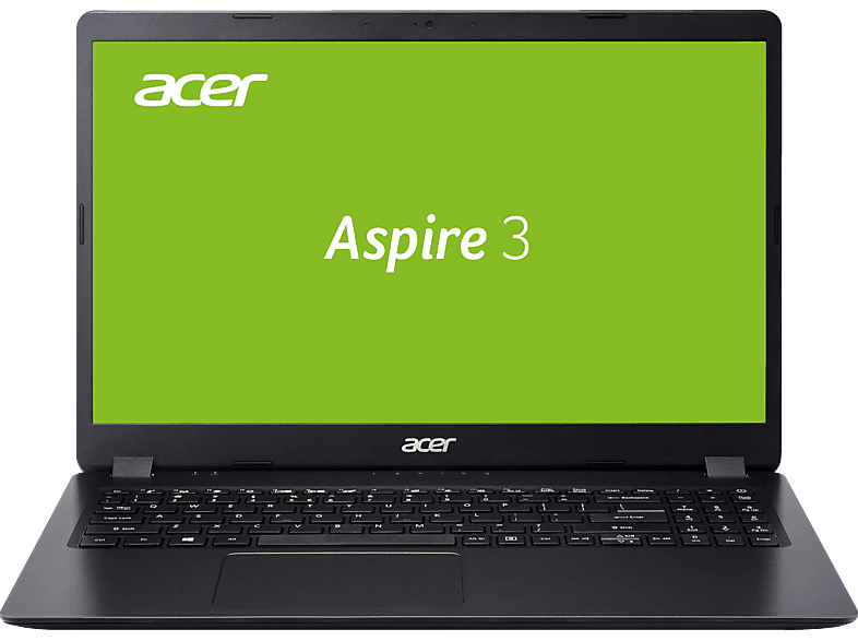 ACER Notebook, Intel® Aspire Schwarz SSD, 512 Display, RAM, 620, UHD GB mit 8 (A315-54K-38F5), Prozessor, 15,6 Intel®, Zoll i3-8130U GB 3