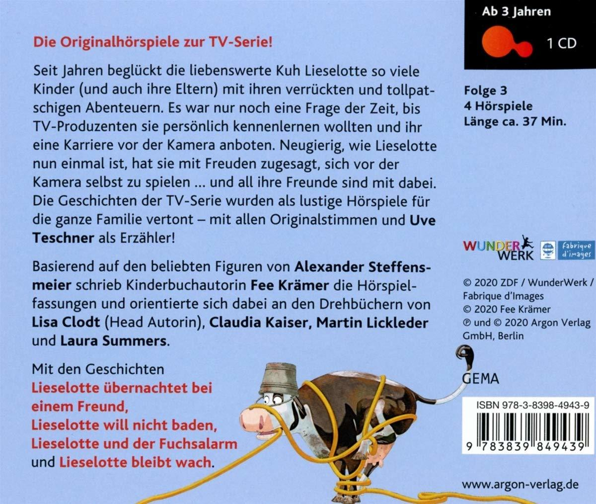 Gute Nacht, Lieselotte (3)  - (CD)