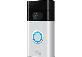 RING Video Doorbell V2 - Sonnette vidéo (Argent/Noir)