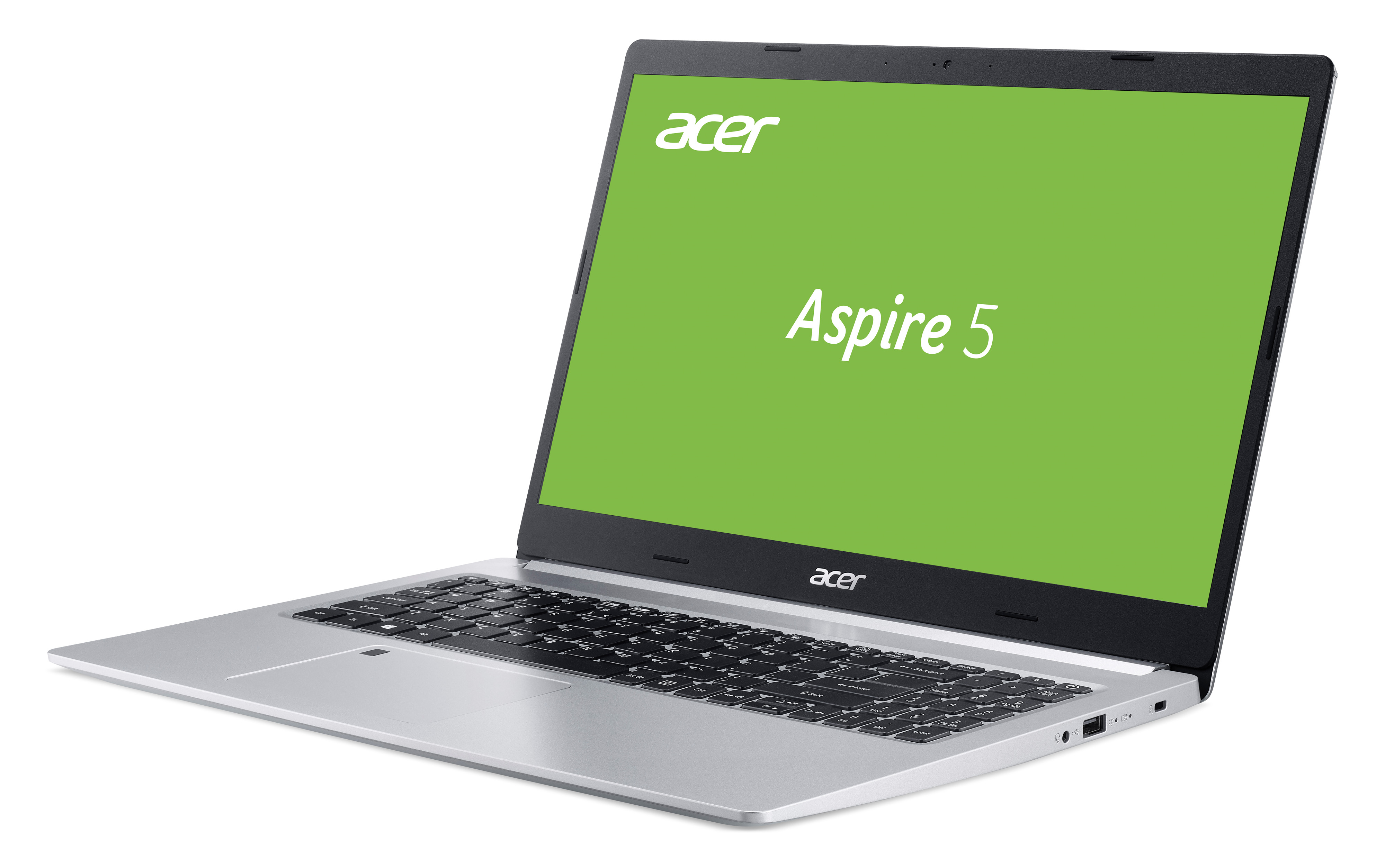 ACER Aspire 5 GB Intel® Display, SSD, GB Zoll Silber RAM, (A515-55G-58X1), 15,6 Notebook, i5-1035G1 mit 8 1,000 Prozessor