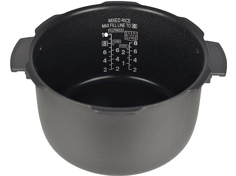 CUCKOO CRP-P1009S Reiskocher (1150 Watt, Braun/Schwarz)