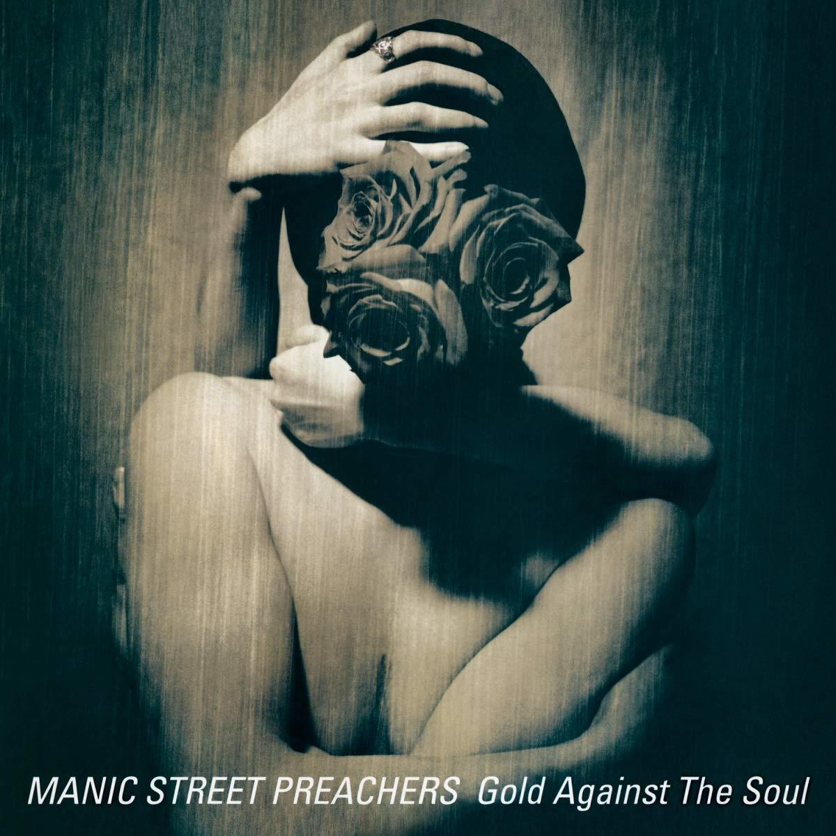 Albumcover: Person mit Rosen als Gesicht. Der Titel lautet Gold Against The Soul.