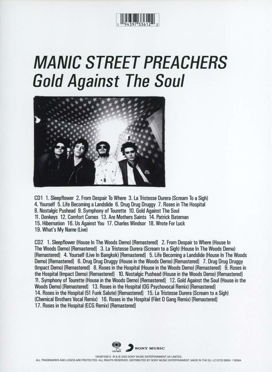 Manic Street Preachers - (CD) Against (Remastered) Gold the Soul 