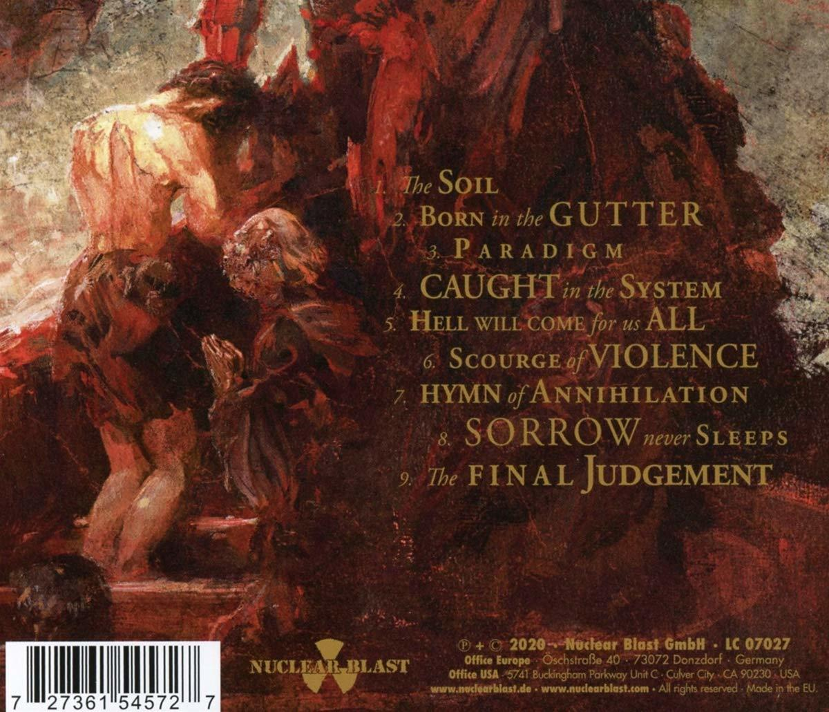 Rückseite des Albums. Enthält eine Liste von Songtiteln mit Albumtitel und Künstler.