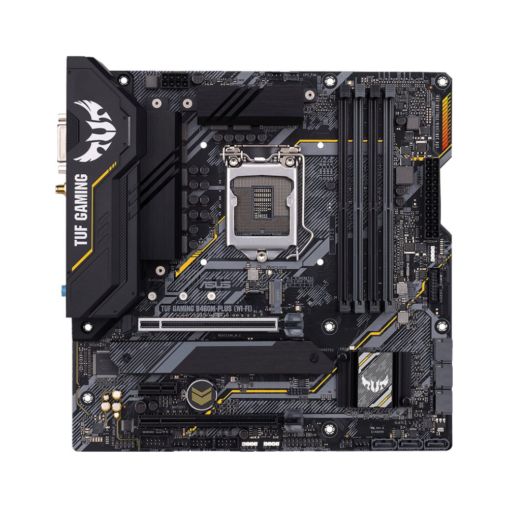 ASUS TUF Gaming B460M-PLUS (WI-FI) (90MB1440-M0EAY0) Mainboard Schwarz