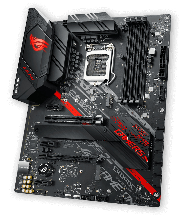 ASUS ROG STRIX B460-H GAMING (90MB13Q0-M0EAY0) Mainboard Schwarz