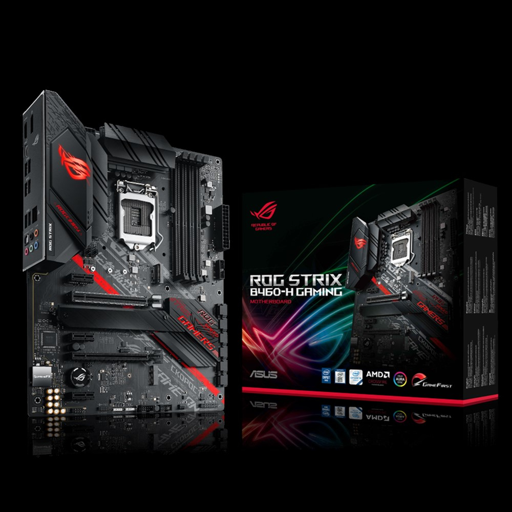 ASUS ROG STRIX B460-H GAMING (90MB13Q0-M0EAY0) Mainboard Schwarz