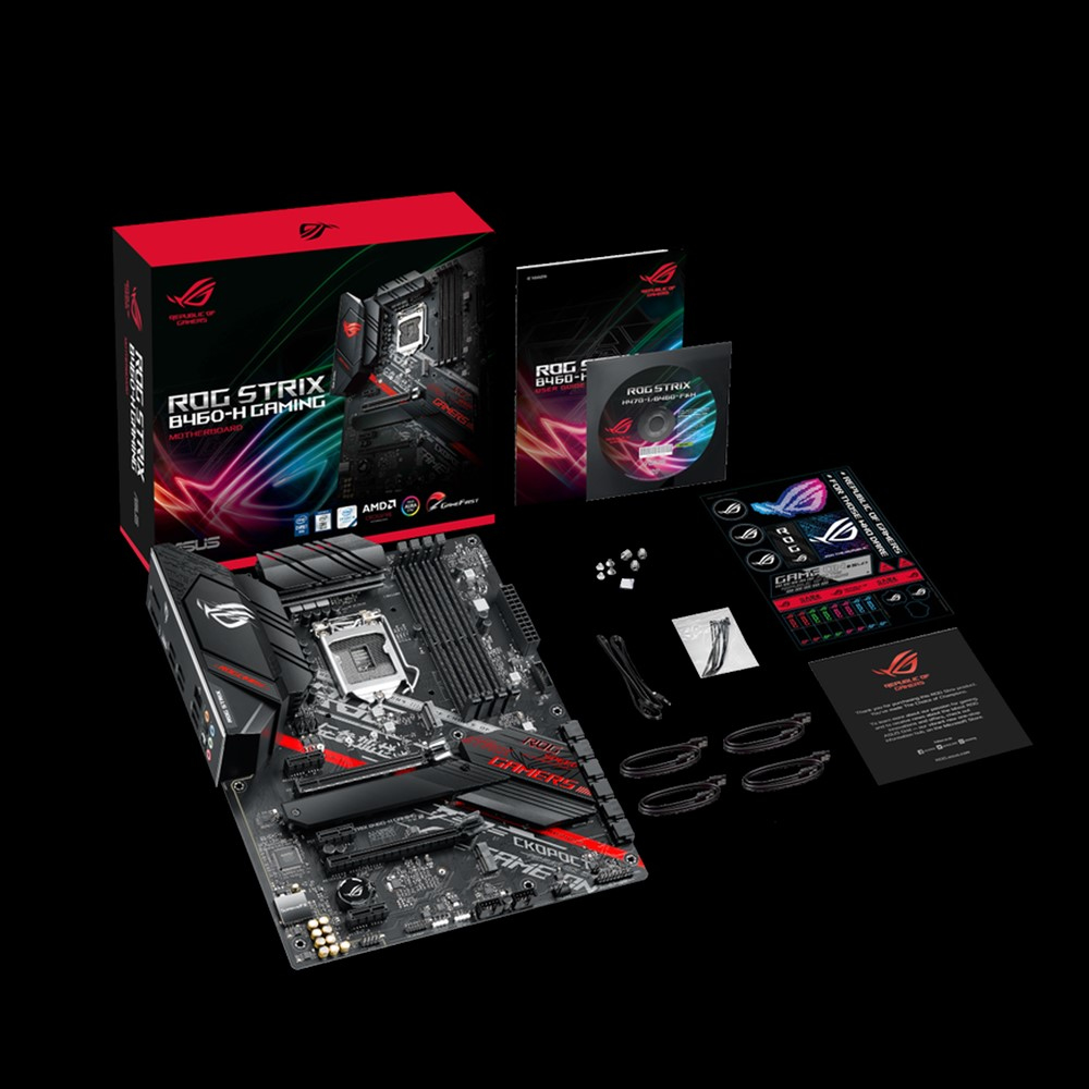 ASUS ROG STRIX B460-H GAMING (90MB13Q0-M0EAY0) Mainboard Schwarz