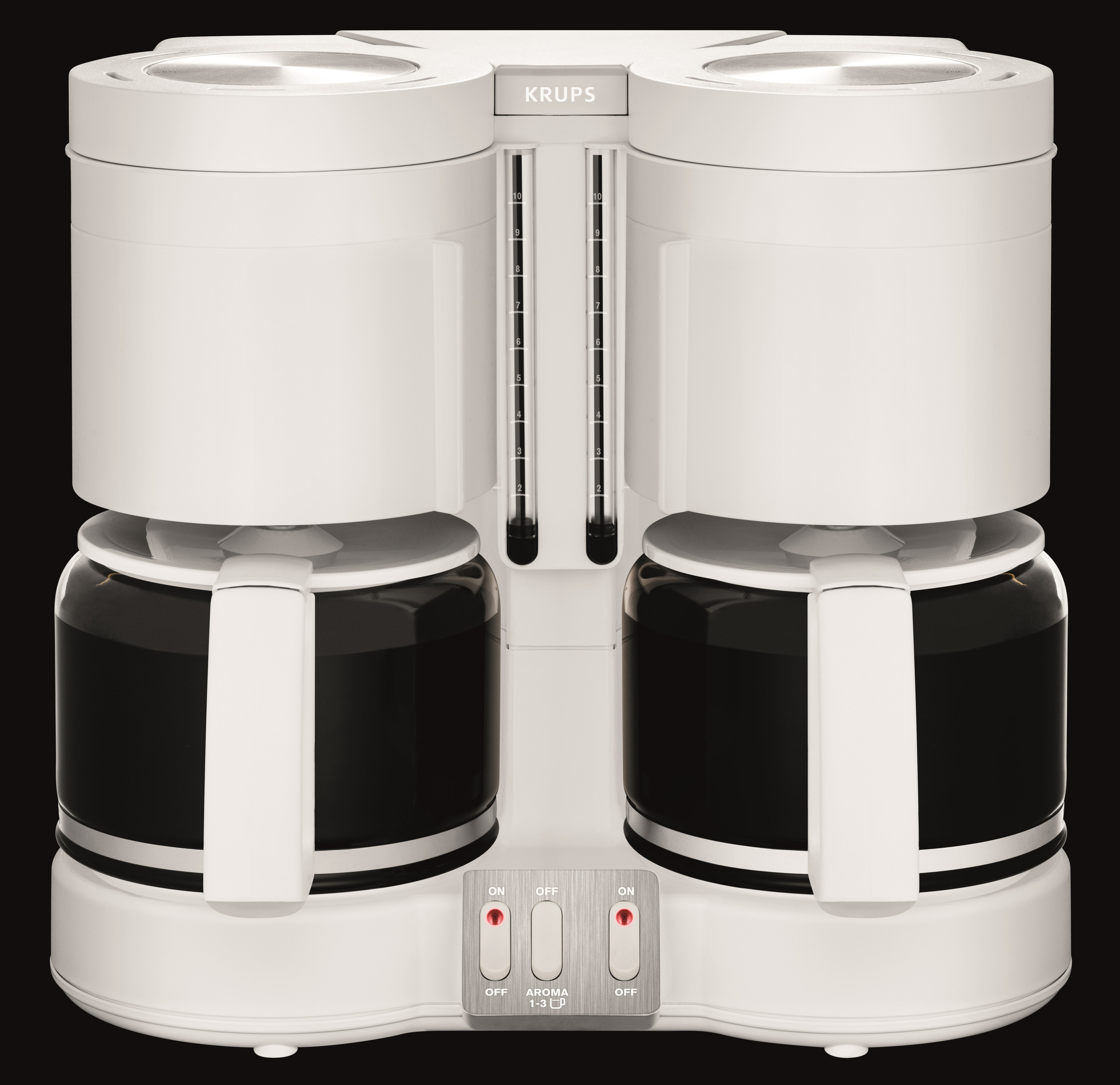 KRUPS KM 8501 Duothek Plus Kaffeemaschine Weiß