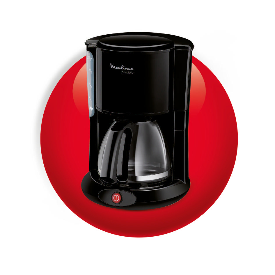 MOULINEX FG 2608.11 Kaffeemaschine Schwarz