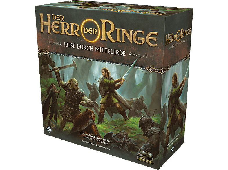FANTASY FLIGHT GAMES Der Herr der Ringe Reise durch Mittelerde Gesellschaftsspiel Mehrfarbig