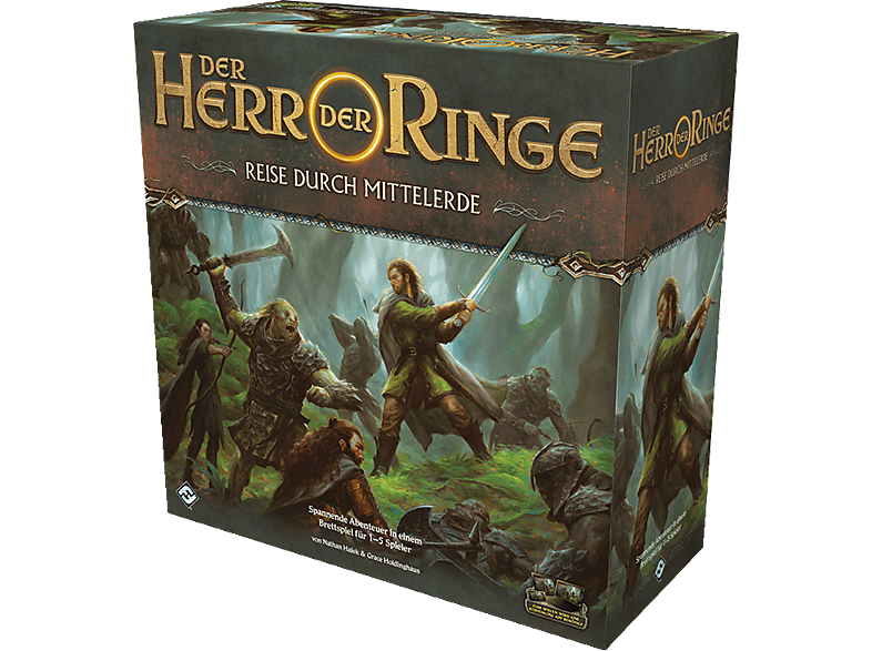 FANTASY FLIGHT GAMES Gesellschaftsspiel durch Der der Mittelerde Reise Mehrfarbig Herr Ringe