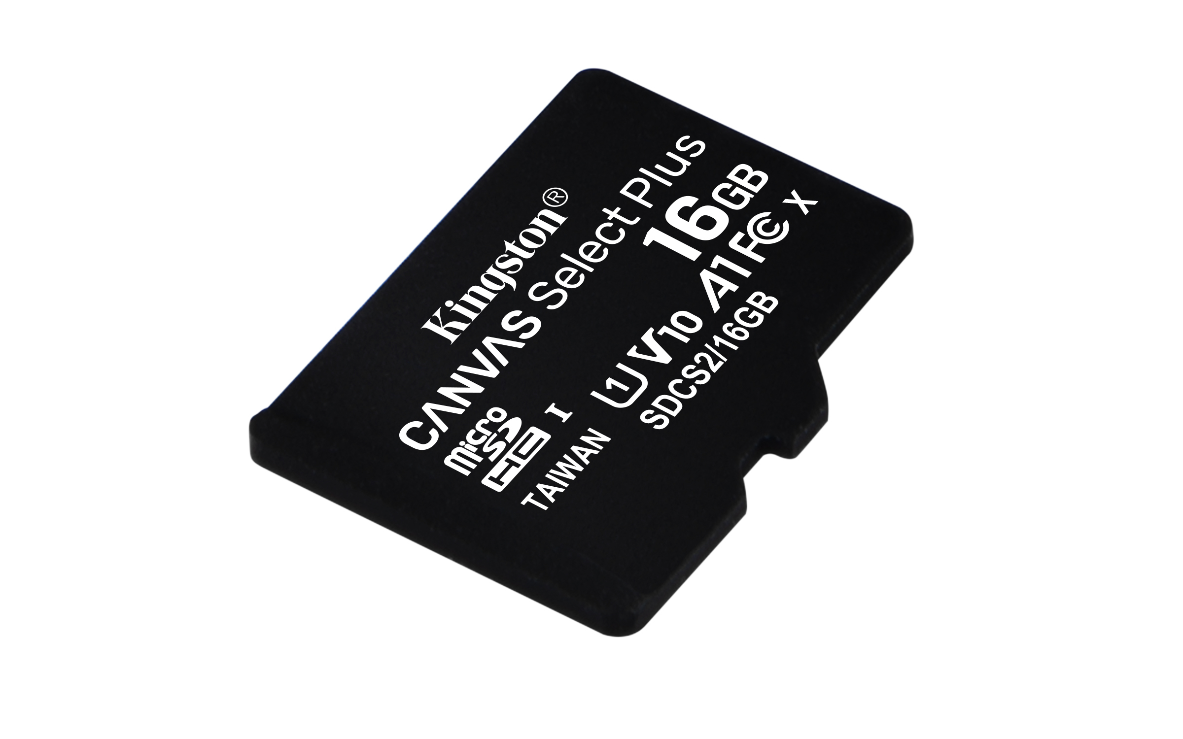 Tarjeta Micro SD - Kingston SDCS2/16GB, 16 GB, Velocidad hasta 100 MB/s, Clase 10, Adaptador SD, Negro