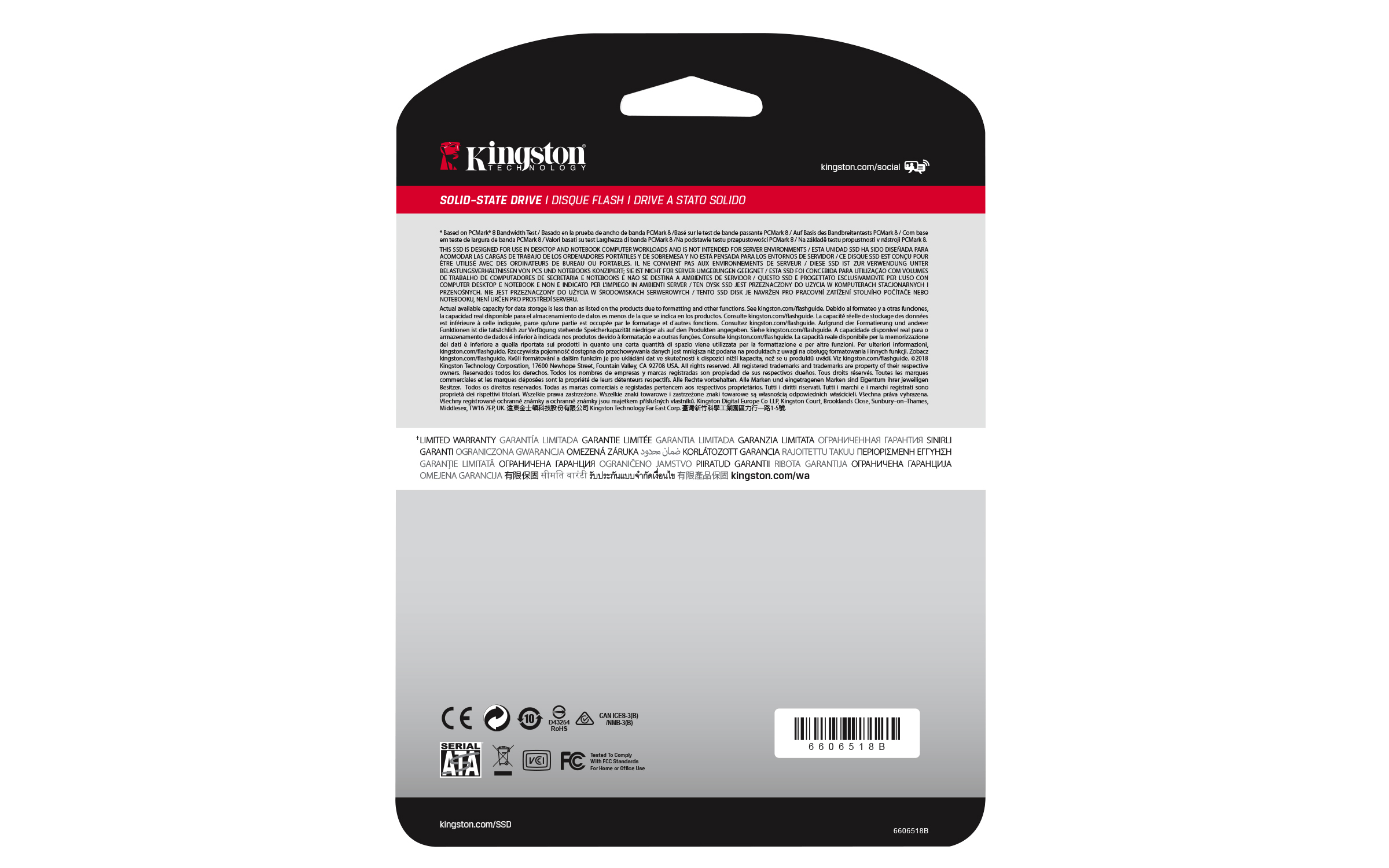Disco duro - Kingston A400 SSD, Interno, 2.5", SATA 1920GB, 6 Gbit/s, Negro