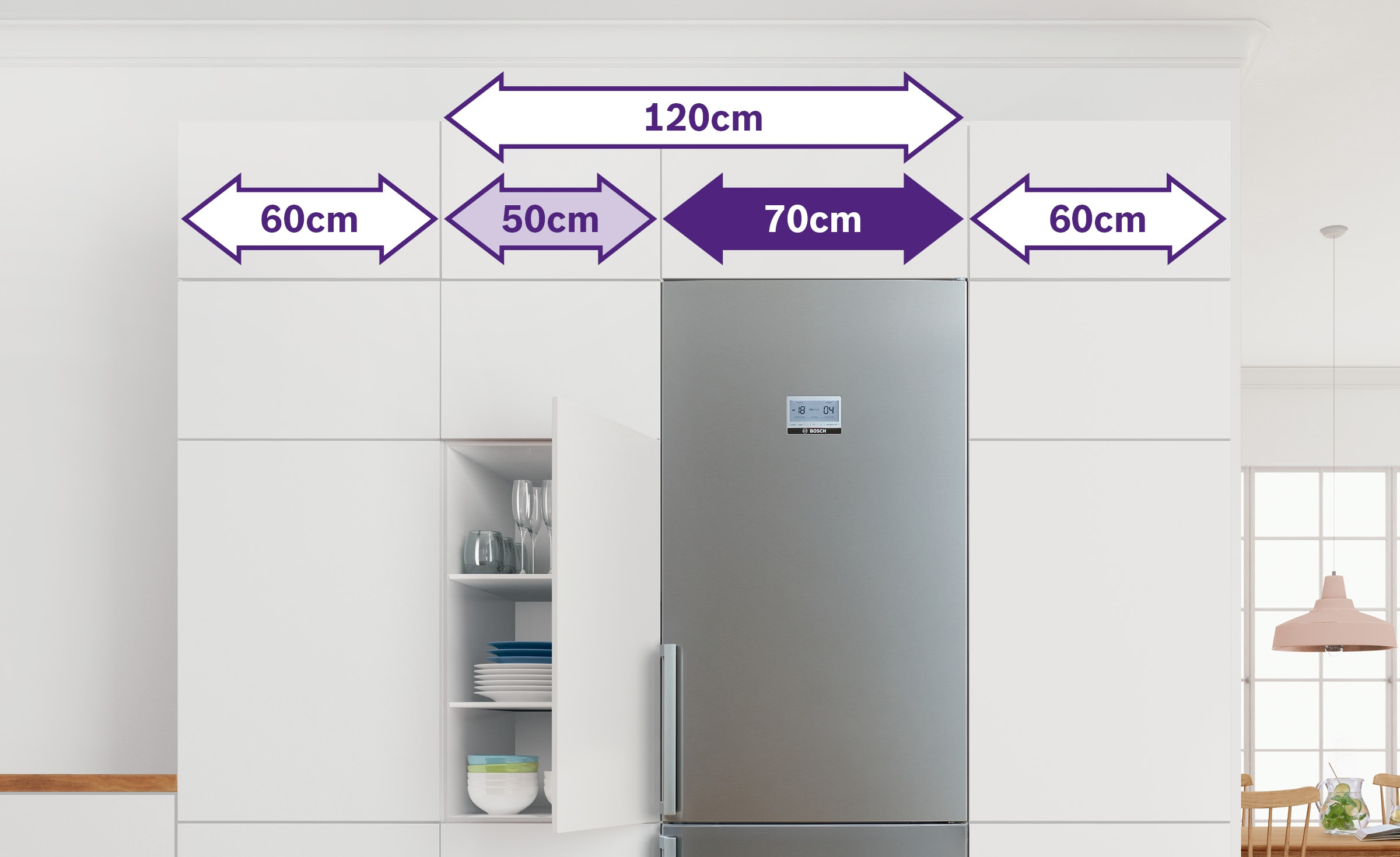 BOSCH KGN49XIEA Serie 4 Kühlgefrierkombination (E, 466 l, 2030 mm hoch, Inox-antifingerprint)