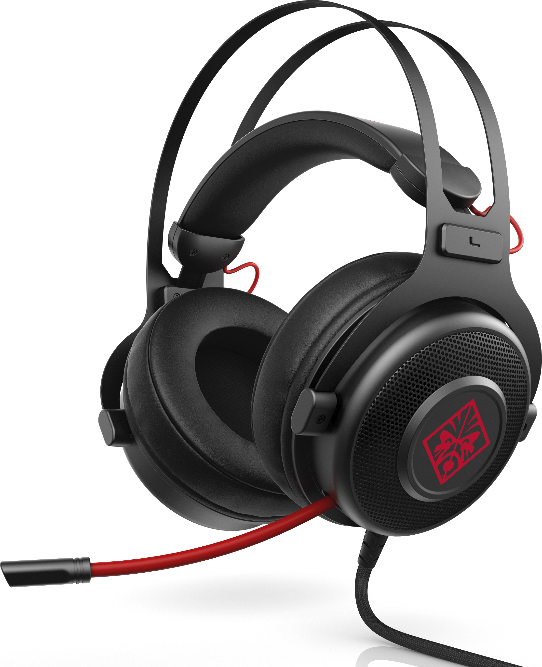 HP Omen 800 , Over-ear Gaming Headset Schwarz/Rot