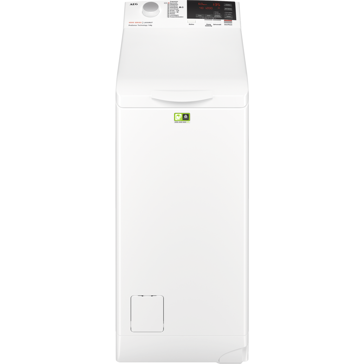 kg, Mengenautomatik ProSense Waschmaschine U/Min., Serie 1151 L6TB64260 D) (6,0 AEG 6000 mit