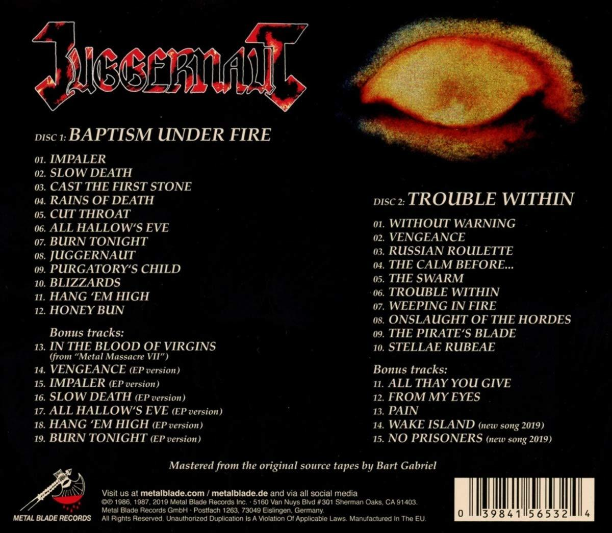 Juggernaut - Baptism Under Fire/Trouble Within RI BOX SET  - (CD)
