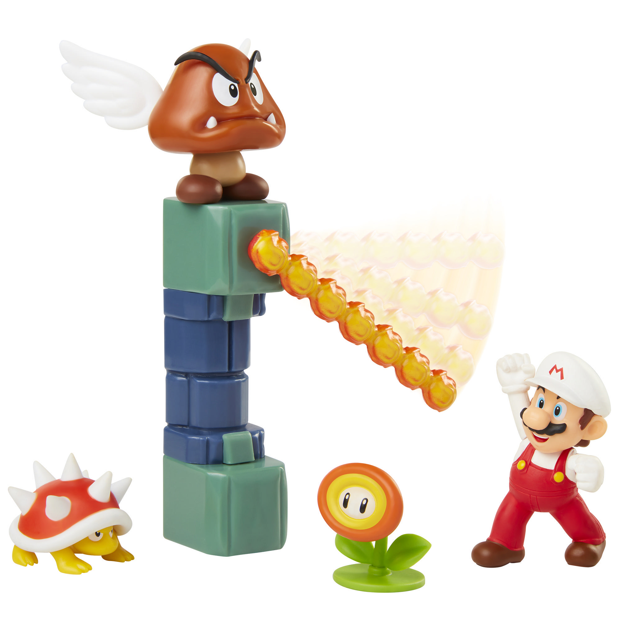 JAKKS PACIFIC Nintendo 2.5 Lava Castle Diorama Sammelfigur