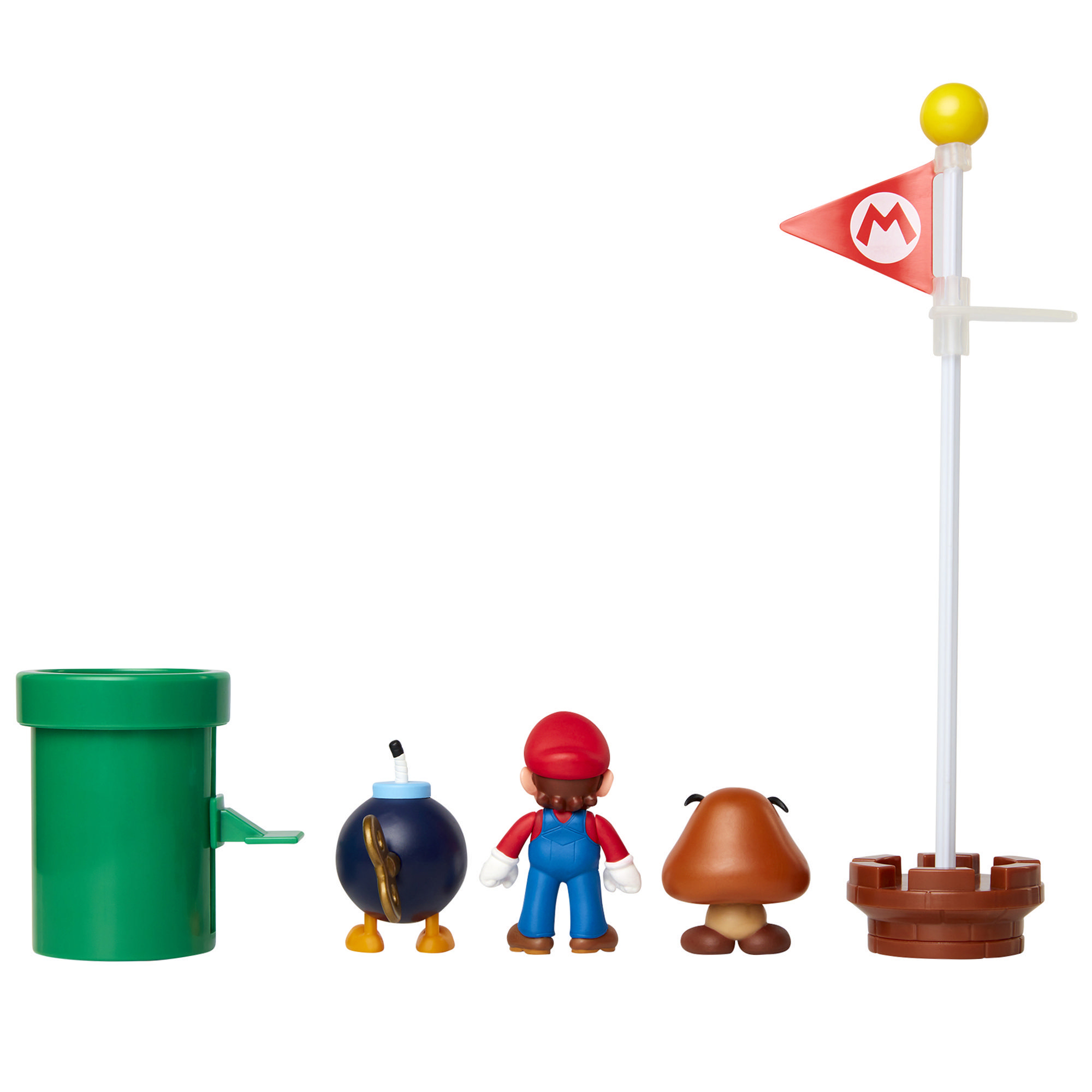 JAKKS PACIFIC Nintendo 2.5 Acorn Plains Diorama Set Sammelfigur