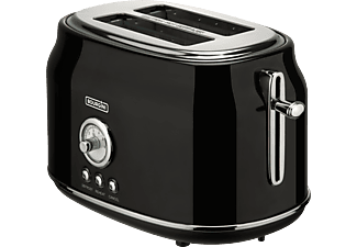BOURGINI Retro Toaster Zwart