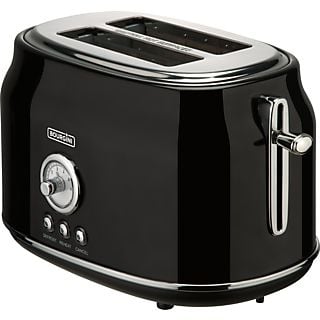 BOURGINI Retro Toaster Zwart