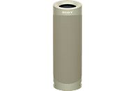 SONY SRS-XB23 tragbar, kabellos, 12h Akkulaufzeit, EXTRA BASS Bluetooth Lautsprecher, Beige, Wasserfest