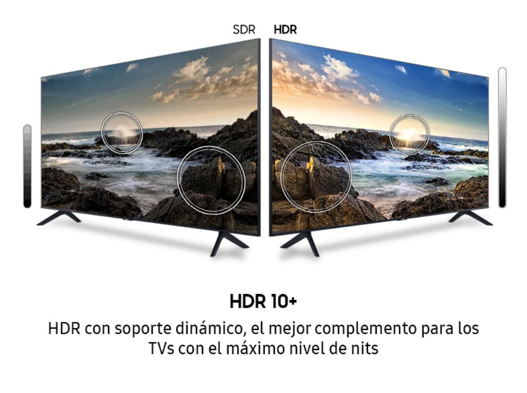 TV LED 43" - Samsung Crystal UHD 43TU8005, 4K UHD Real y HDR10+, One Remote Control, Tap View, AMBIENT MODE