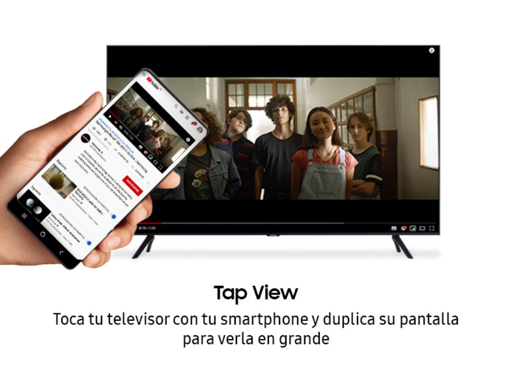 TV LED 43" - Samsung Crystal UHD 43TU8005, 4K UHD Real y HDR10+, One Remote Control, Tap View, AMBIENT MODE