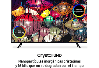 TV LED 65" - Samsung UE65TU8005KXXC, Crystal UHD, 4K Real, HDR10+, One Remote Control, Tap View, Negro