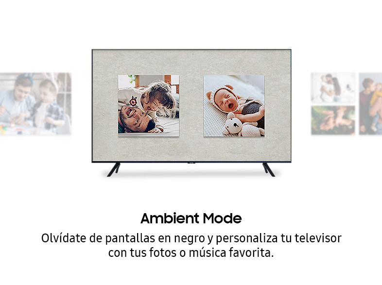 TV LED 82" - Samsung 82TU8005, UHD, Procesador Crystal 4K, HDR10+, One Remote Control, Ambient Mode