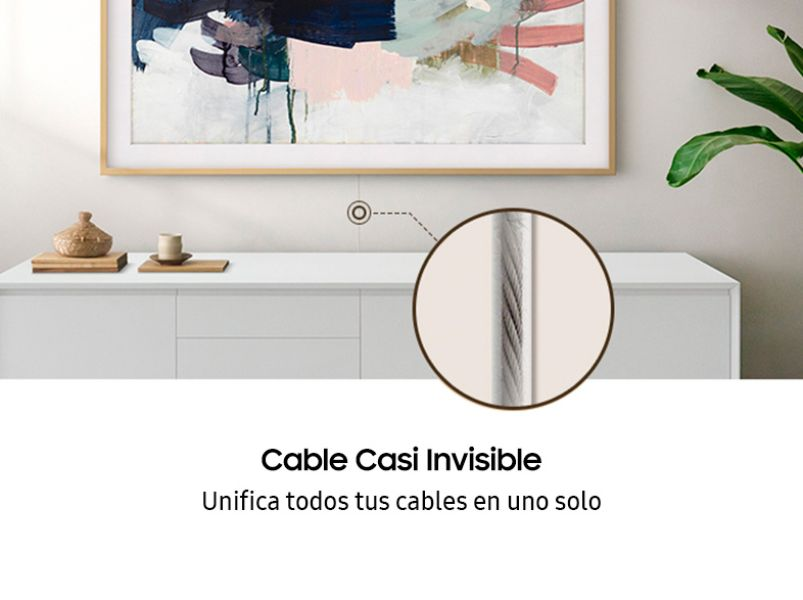 TV QLED 43" - Samsung The Frame QE43LS03TAUXXC, UHD 4K, 3840 x 2160 px, Inteligencia Artificial 4K, Smart TV