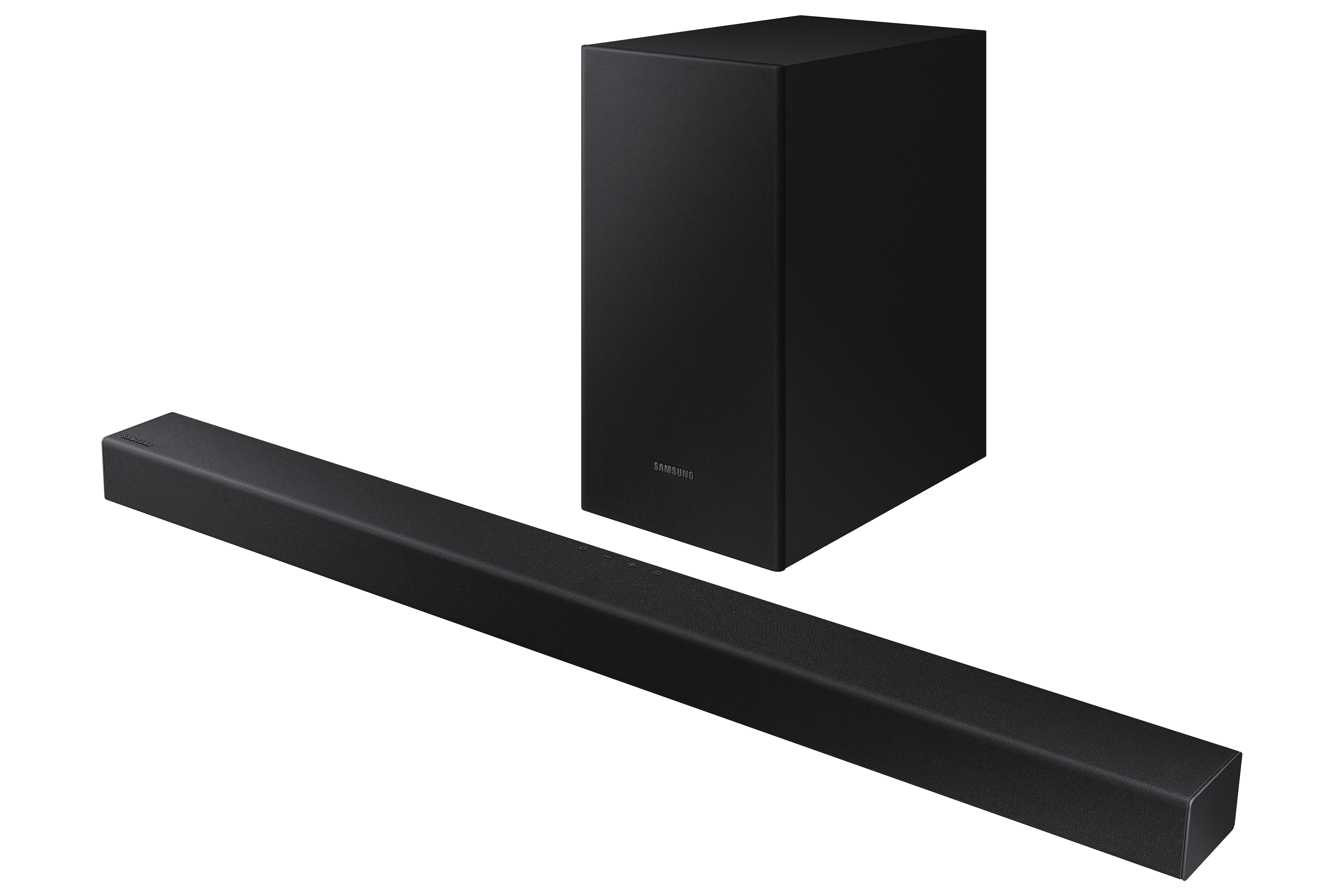 Barra de sonido - Samsung 2020 HW-T420, Dolby Digital 2.1, Bluetooth 4.2, Multiconexión, Negro