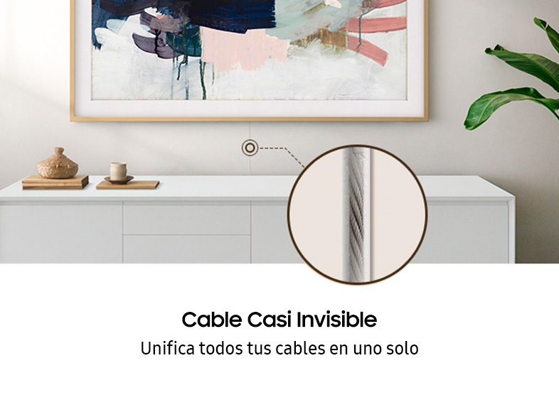 TV QLED 55" - Samsung QE55LS03T, UHD 4K, 3840 x 2160 píxeles, Inteligencia Artificial 4K, Smart TV, HDMI