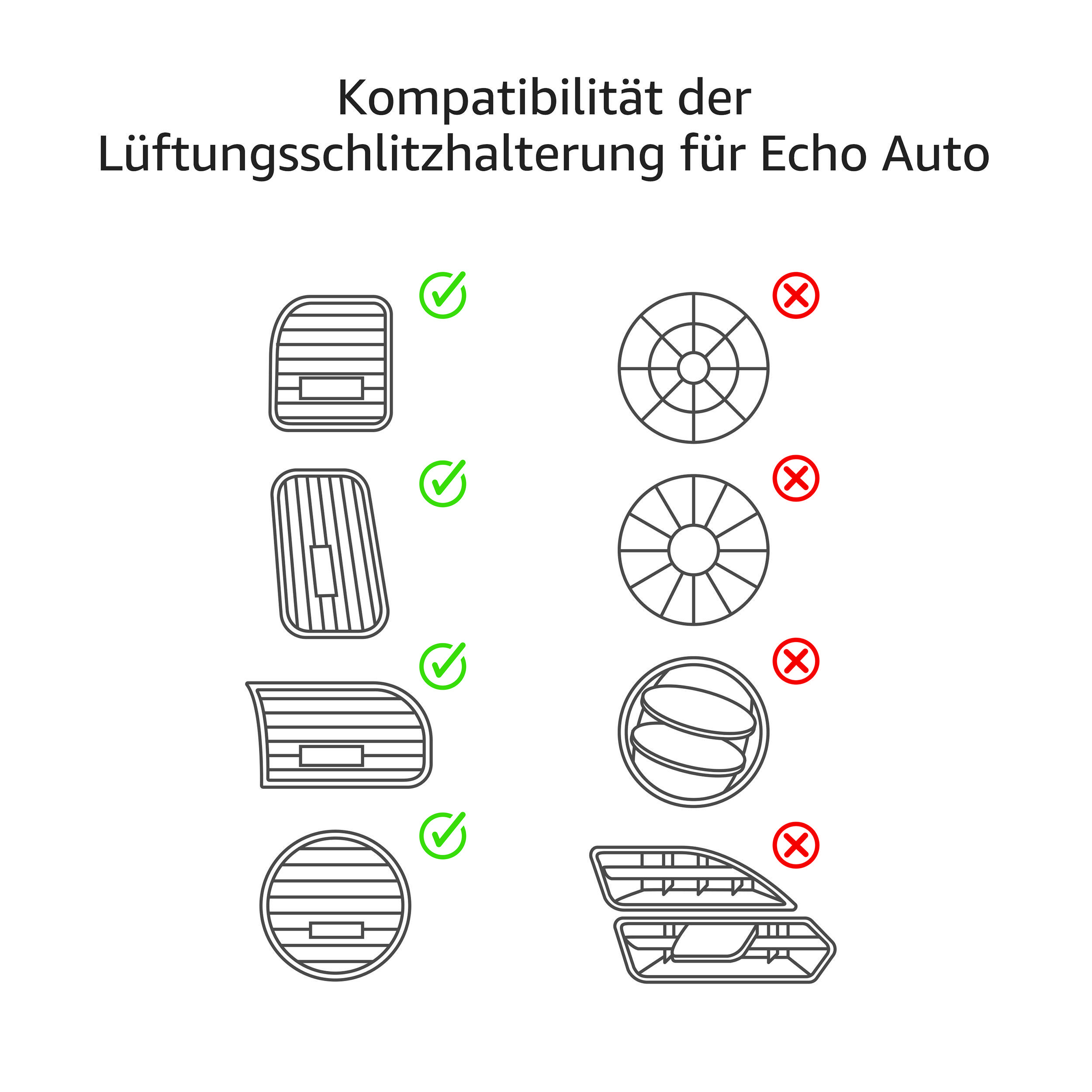 AMAZON Echo Auto – Bringen Sie Alexa in Ihr Auto  Smart Speaker, Schwarz