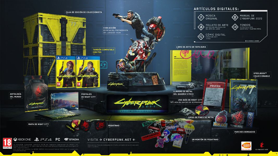 PS4 Cyberpunk 2077 (Ed. Coleccionista)